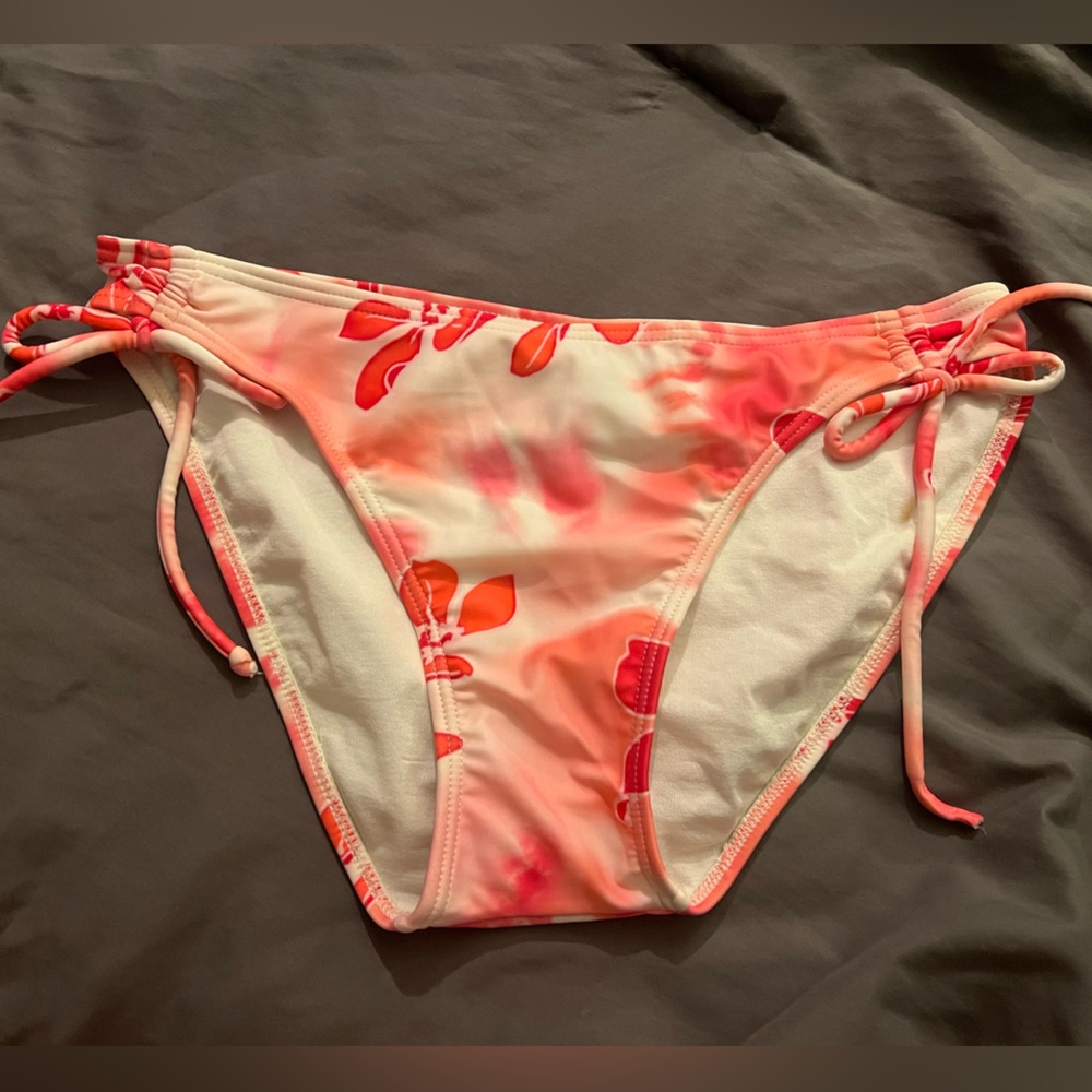 Pink Floral Bikini Bottoms by Malibu